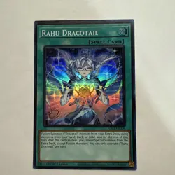 Rahu Dracotail JUSH-EN009 Super Rare 1st Ed NM (READY TO SHIP!) YuGiOh - Image 1