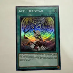 Ketu Dracotail JUSH-EN008 Super Rare 1st Ed NM (READY TO SHIP!) YuGiOh - Image 1
