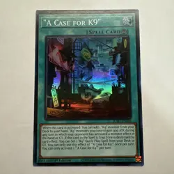 “A Case for K9” JUSH-EN040 Super Rare 1st Ed NM (READY TO SHIP!) Yugioh - Image 1