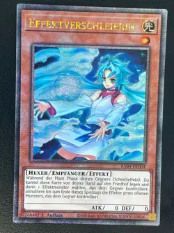 Effektverschleierin RA04-DE004 Quarter Century Secret Rare Deutsch NM YUGIOH - Image 1