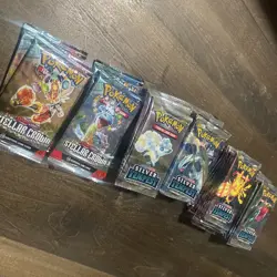POKEMON TCG! 37 SWSH Silver Tempest BOOSTER PACK SEALED BRAND NEW - Image 1