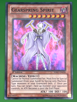 YuGiOh! Gearspring Spirit HA07-EN038 1st Edition Near Mint - Image 1