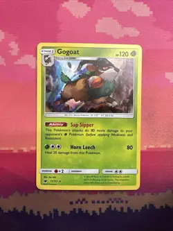 Pokemon Card Gogoat Crimson Invasion Holo Rare 11/111 Near Mint - Image 1