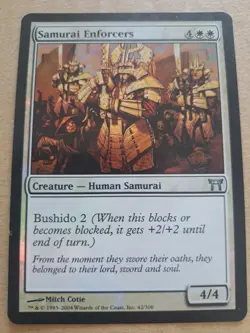 MTG: Samurai Enforcers - Champions of Kamigawa - Magic Card 042 - Image 1
