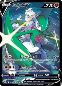 Pokemon Gallade V NM 1st Edition Normal SWSH11: Lost Origin Trainer Gallery - Image 1