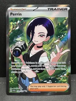 Perrin # 209/167 SV06: Twilight Masquerade Full Art Pokemon Card - Image 1