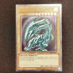 Blue Eyes White Dragon OP28-EN001 Ultimate Rare Yu-Gi-Oh English Card - Image 1