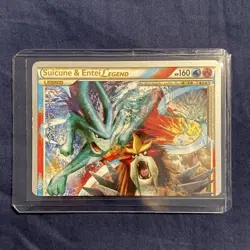 Pokemon TCG Unleashed Suicune and Entei Legend Top 94/95 Card - Image 1