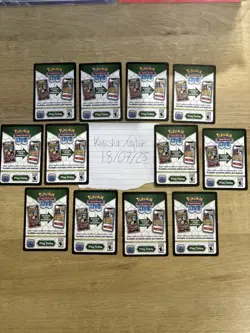 Pokemon BB&WF Code Cards x30 - Image 1