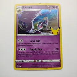 Lunala 015/025 Holo Rare - Celebrations - Pokemon Card NM - Image 1