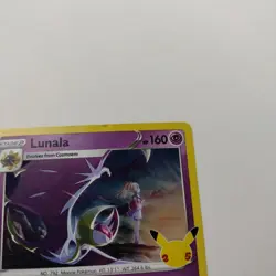Lunala 015/025 Holo Rare - Celebrations - Pokemon Card NM - Image 3
