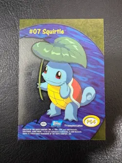 Pokemon 1999 Vintage Topps #07 Squirtle PC4 Chase Card Rare Vintage Pokemon NM - Image 2