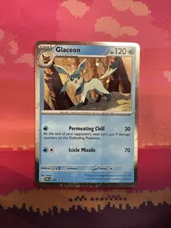 Pokemon Card Glaceon 171 Black Star Promo Holo Near Mint - Image 1