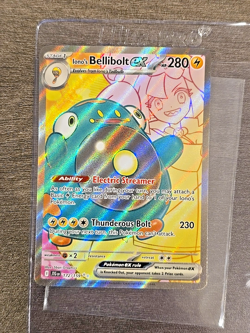Iono's Bellibolt ex 172/159 Ultra Rare Journey Together Pokemon Card Near MINT - Image 1