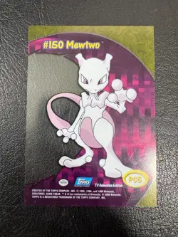 Pokemon 1999 Vintage Topps #150 Mewtwo PC5 Chase Card Rare Vintage Pokemon NM - Image 2