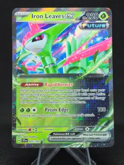Iron Leaves ex: 025/162 - Temporal Forces - Pokemon Card (NM ) - Image 1