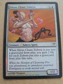 Mtg - Silent-Chant Zubera - Foil - Champions of Kamigawa - 045 - Image 1