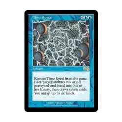 WOTC MtG Urza's Saga Time Spiral (R) VG - Image 1