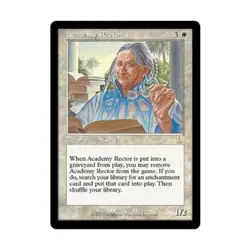 WOTC MtG Urza's Destiny Academy Rector (R) EX - Image 1