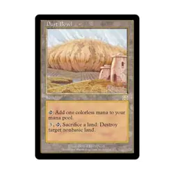 WOTC MtG Mercadian Masques Dust Bowl (R) VG - Image 1