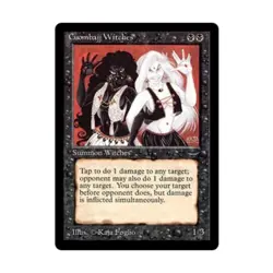 WOTC MtG Arabian Nights Cuombajj Witches (C4) VG - Image 1