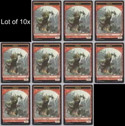 MTG (10) Goblin Token - Guilds of Ravnica 4/8 -v33 - Image 1