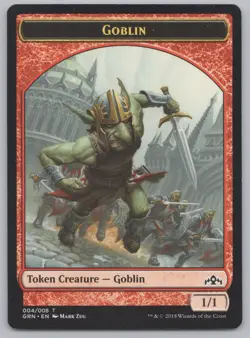 MTG (10) Goblin Token - Guilds of Ravnica 4/8 -v33 - Image 2