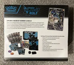 Black Bolt Pokemon ETB Elite Trainer Box Pokemon TCG New Sealed-2 tears in seal - Image 3