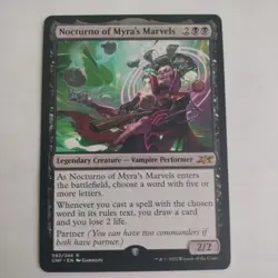 MTG Unfinity R Nocturno of Myra's Marvels #082 - Image 1
