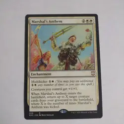 MTG Kaldheim Commander - Marshal's Anthem - Image 1