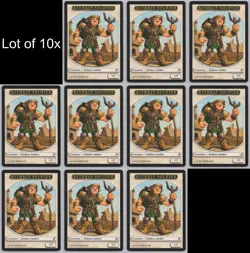 MTG (10) Kithkin Soldier Token - Lorwyn (LRW) 3/11 -v32 - Image 1