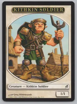 MTG (10) Kithkin Soldier Token - Lorwyn (LRW) 3/11 -v32 - Image 2