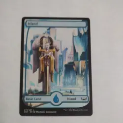 ISLAND *275* FULL ART LAND SNC MTG BASIC LAND BLUE NM - Image 1