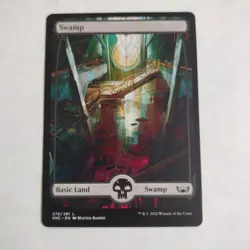 SWAMP *276* FULL ART LAND SNC MTG BASIC LAND BLACK - NM - Image 1