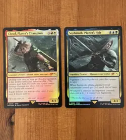 MTG Cloud (P 0003) & Sephiroth (P 0004) Promos, Final Fantasy VII, Costco Bundle - Image 1