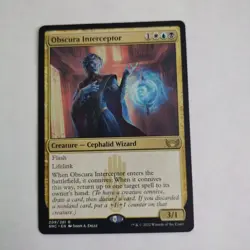 Obscura Interceptor | MTG | SNC | 209/281 | Same Day Shipping! - Image 1