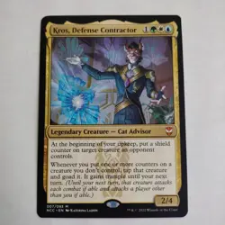 MTG Kros, Defense Contractor - Streets of New Capenna Commander - Image 1