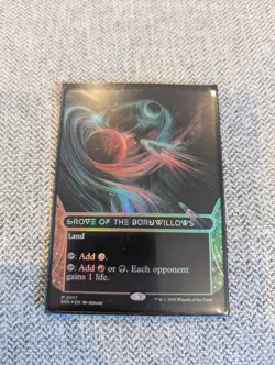 MTG - Grove of the Burnwillows EOE/EOS Borderless FOIL Mythic 0017 - Image 1