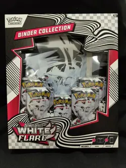 Pokemon Tcg White Flare Binder Collection Brand New Sealed - Image 1