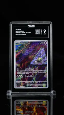 2023 Pokemon Drowzee 210/198 Scarlet & Violet Base Set Holo TAG 9 MINT - Image 1