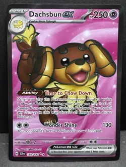 Dachsbun ex 2024 Pokemon S&V Stellar Crown #160/142 - Full Art / Secret - Image 1