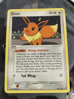 Eevee 55/115 Common - Pokemon TCG EX Unseen Forces - Regular (LP) - Image 1