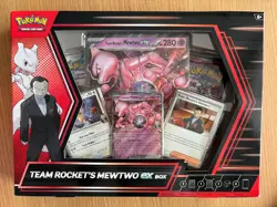 Pokemon Destined Rivals Team Rocket’s Mewtwo Ex Box NEW/SEALED - Image 1