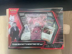 Pokemon TCG Team Rocket’s Mewtwo EX Box Slightly Damaged Box - Image 1