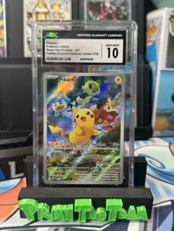 2023 Pokemon Center Stamped Pikachu Pokemon Center ETB Promo #027 CGC 10 - Image 1