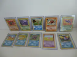 Pokemon Karten Konvolut Fossil Set englisch 10-tlg Paket 13 - Image 1
