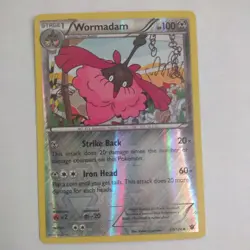 Reverse Holo Wormadam 59/124 Uncommon XY - Fates Collide Pokemon TCG - Image 1