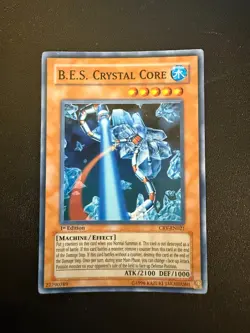 YuGiOh TCG - B.E.S. Crystal Core CRV-EN021 1st Edition Holo NM - Image 1