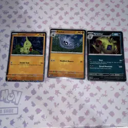 Pokemon TCG Larvitar Pupitar Tyranitar - Cosmo Holo - Image 1