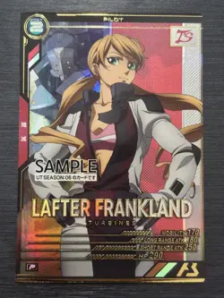 Lafta Frankland UT:06 Gundam Arsenal Base Sample Card - Image 1